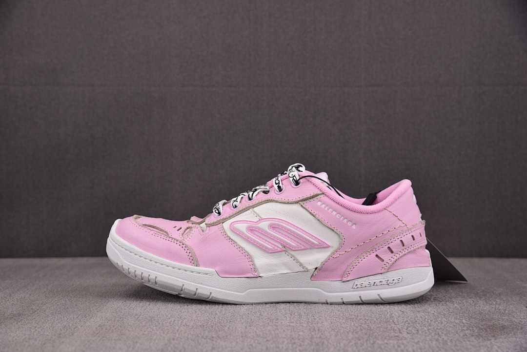 [XA] 발렌시아가 햄튼스 원 아웃 스니커즈 화이트 핑크 (여성용)