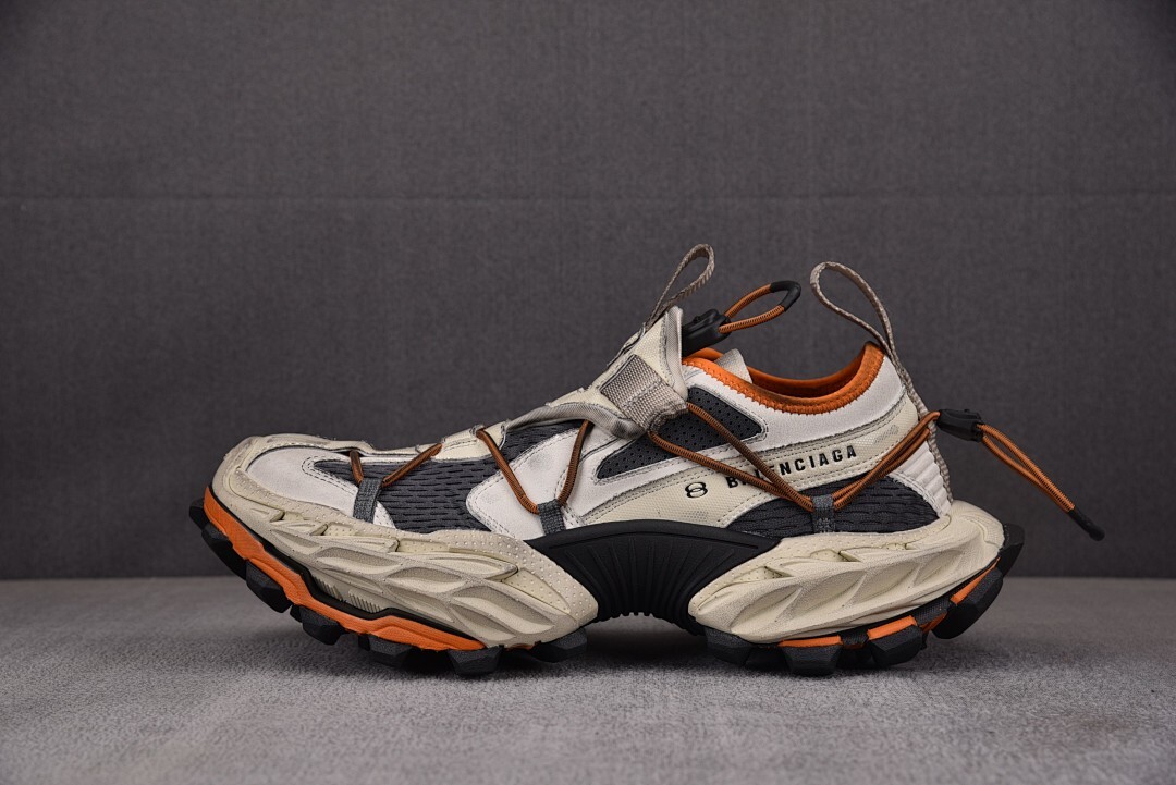 [XA] 발렌시아가 하이크 스니커즈 베이지 오렌지 (남여공용)