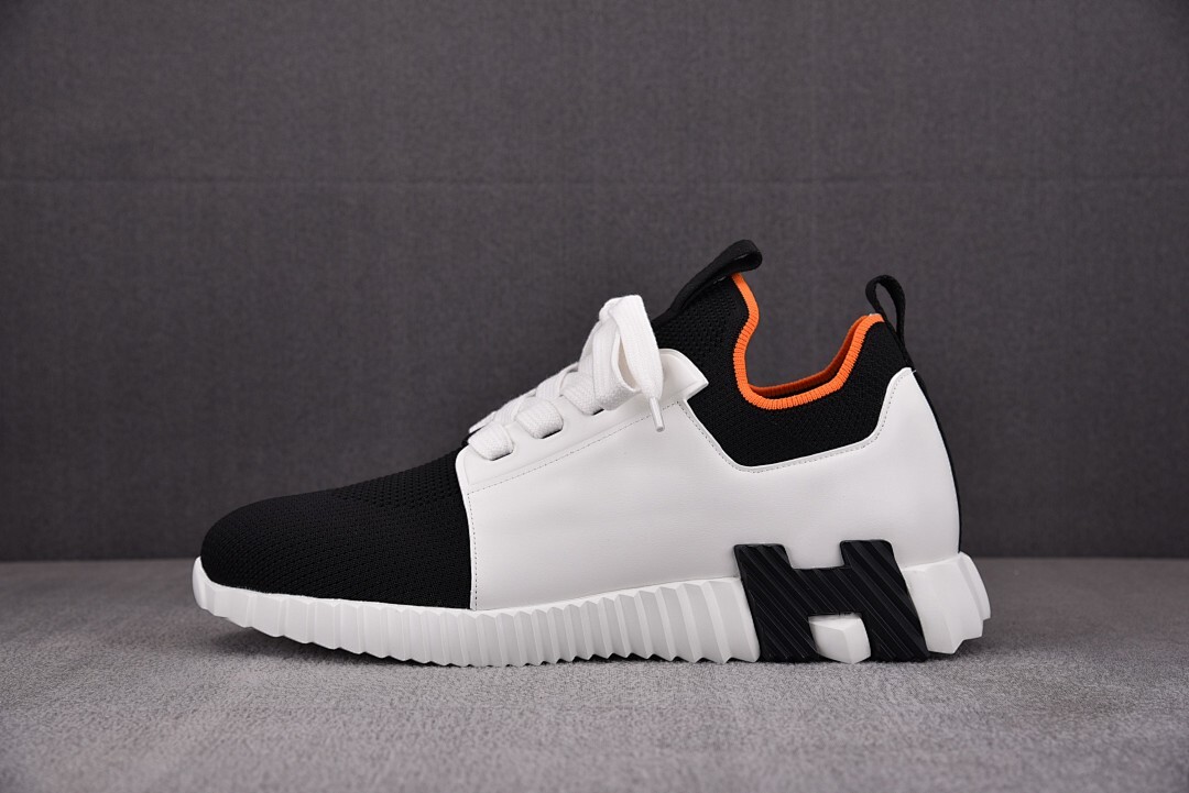 [BQ] 에르메스 디파트 스니커즈 누아 블랑 (남여공용)