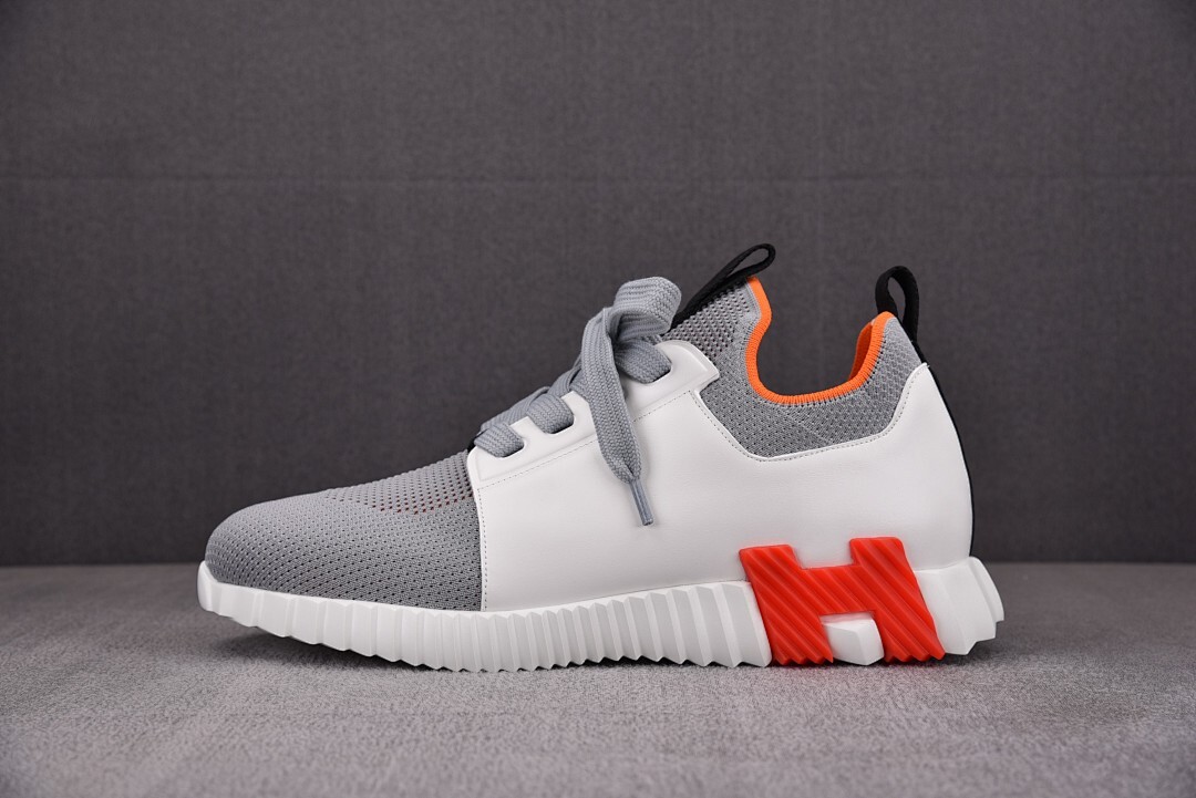 [BQ] 에르메스 디파트 스니커즈 그리 블랑 (남여공용)