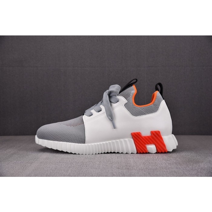 [BQ] 에르메스 디파트 스니커즈 그리 블랑 (남여공용)