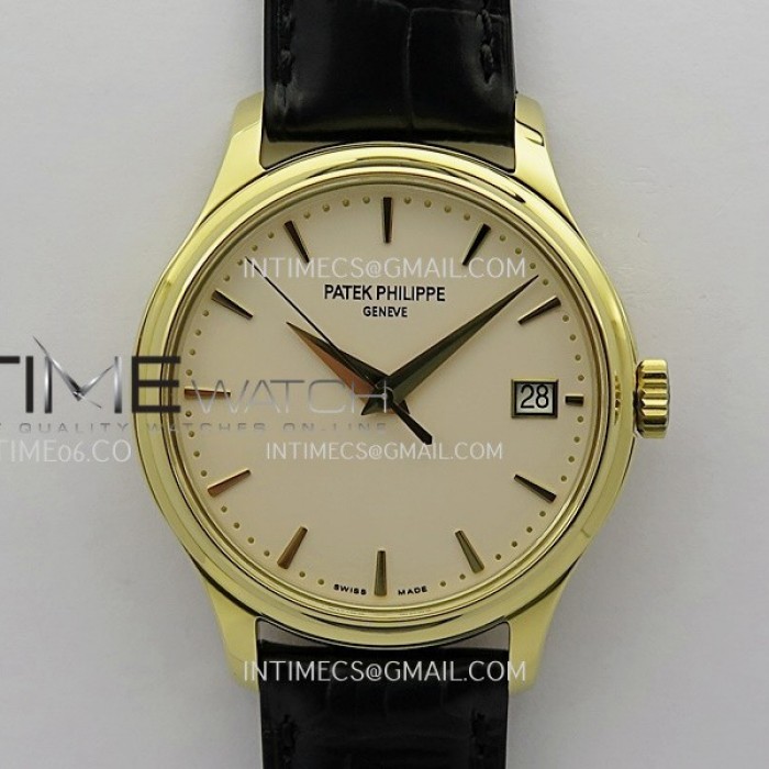 calatrava5227yg3kf11besteditionwhitedialonbrownleatherstrapa324superclonev21