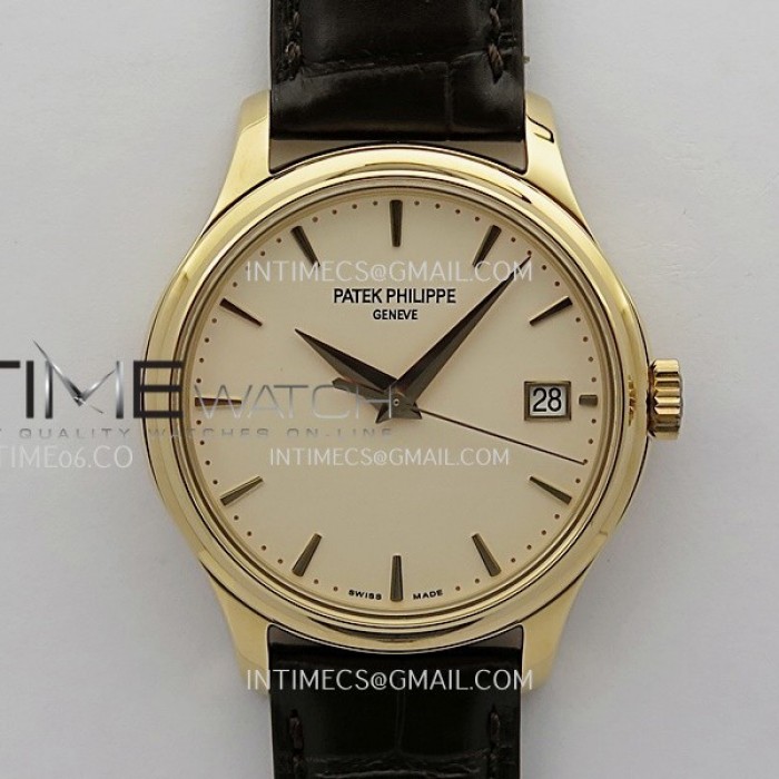 calatrava5227rg3kf11besteditionwhitedialonbrownleatherstrapa324superclonev21