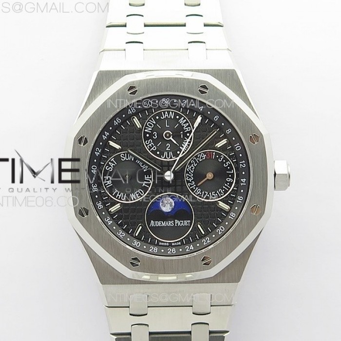 royaloak41mmcomplicated26574ssapsf11besteditionblackdialonssbraceleta51341
