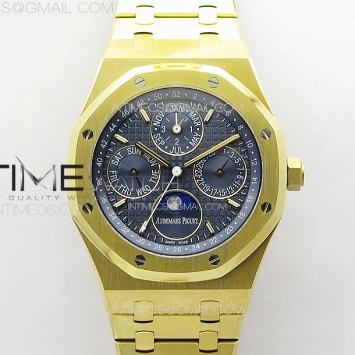 royaloak41mmcomplicated26574ygapsf11besteditionbluedialonygbraceleta51341