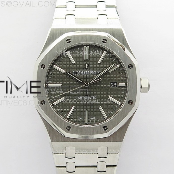royaloak41mm15400ssapsf11besteditiongraytextureddialonssbraceleta3120superclone1