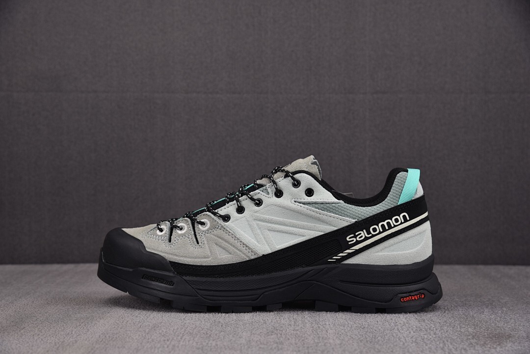 [GX] 살로몬 X-Alp 트레일 러닝화 레더 블랙 그린 (남여공용)