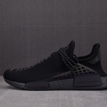 [OWF] 퍼렐 윌리엄스 x 아디다스 Hu NMD 트리플 블랙 (남성용)