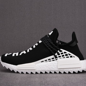 [OWF] 퍼렐 윌리엄스 x 아디다스 x 샤넬 Hu NMD 화이트 블랙 (남여공용)