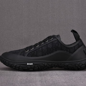 [BQ] 디올 B28 디올라이즌 스니커즈 로우탑 오블리크 블랙 (남여공용)