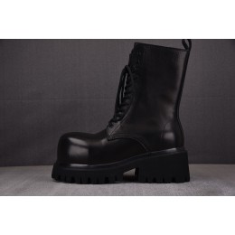 [GD] 발렌시아가 스톰퍼 부츠 블랙 레더 (남성 부츠)