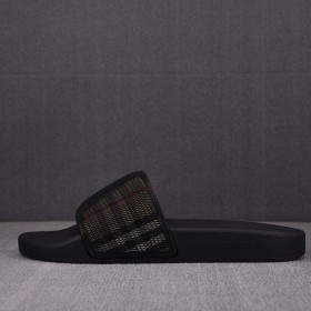 [CY] 버버리 샌들 체크 코튼 메쉬 베이지 (남여공용 샌들)